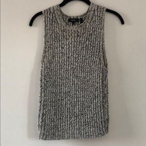 THEORY Heather Gray Sweater Tank, S